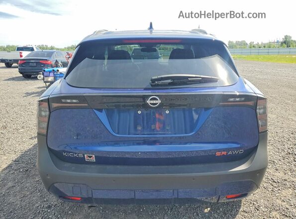3N8AP6DD3SL324456 2025 NISSAN KICKS Blue Հետևի տեսք