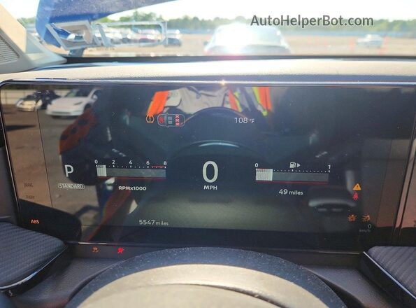 3N8AP6DDXTL307199 2026 NISSAN KICKS Blue Instrument cluster view