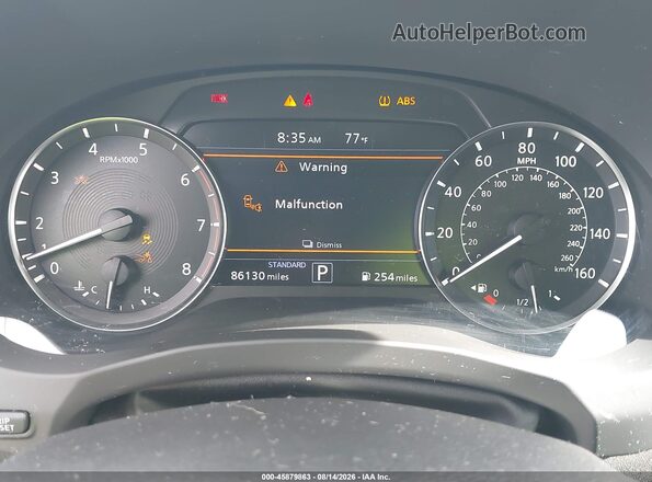 3PCAJ5AA0MF111225 2021 INFINITI QX50 Silver Widok tylnych siedzeń