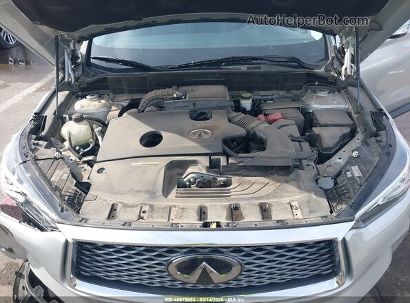3PCAJ5AA0MF111225 2021 INFINITI QX50 Silver Widok z tyłu