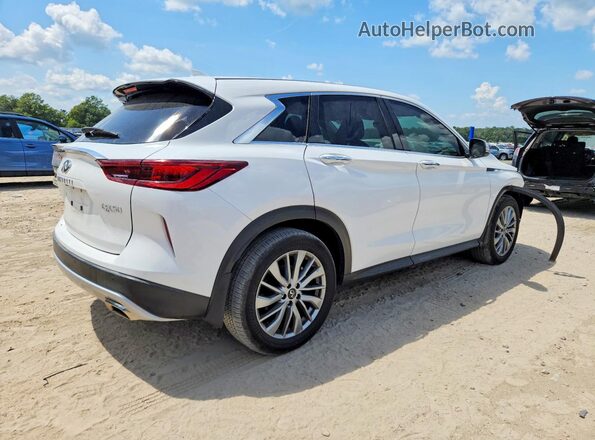 3PCAJ5AA1PF121993 2023 INFINITI QX50 Белый Задняя правая четверть