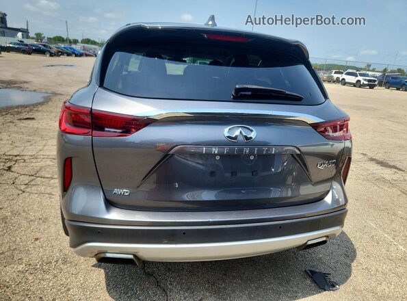 3PCAJ5ABXNF111517 2022 INFINITI QX50 Gray Widok z tyłu