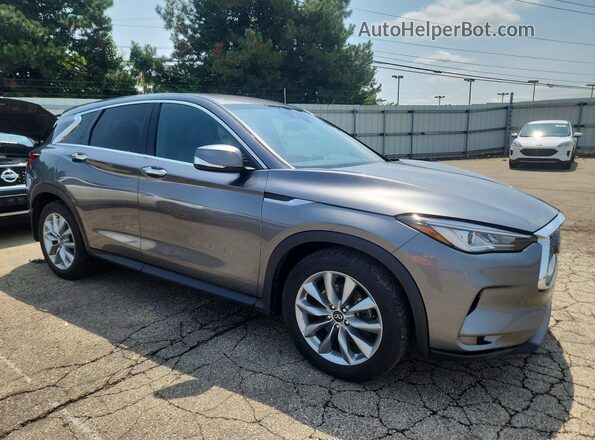 3PCAJ5ABXNF111517 2022 INFINITI QX50 Gray Przód prawy