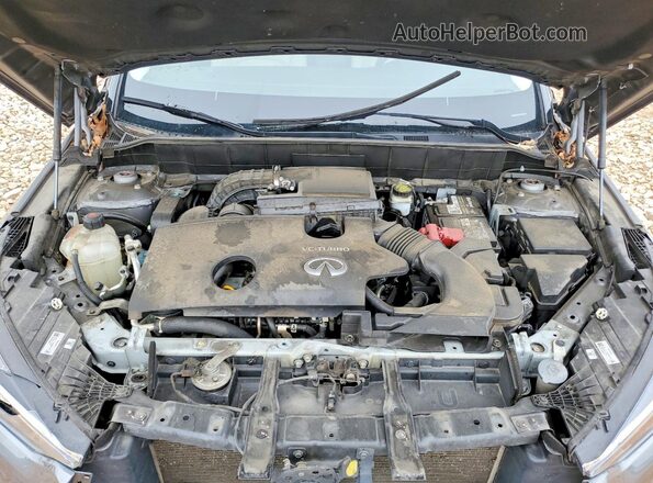 3PCAJ5BA0MF112406 2021 INFINITI QX50 Gray Engine compartment view