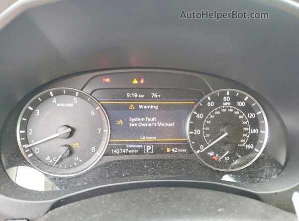 3PCAJ5BA0MF112406 2021 INFINITI QX50 Gray Instrument cluster view