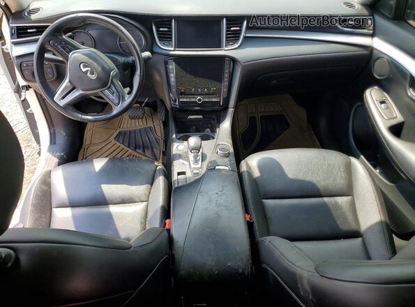3PCAJ5BA1MF102063 2021 INFINITI QX50 Белый Вид панели приборов