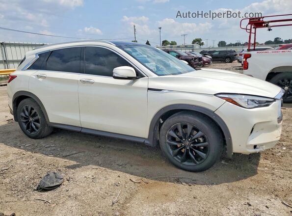 3PCAJ5BA1MF102063 2021 INFINITI QX50 Белый Передняя правая четверть