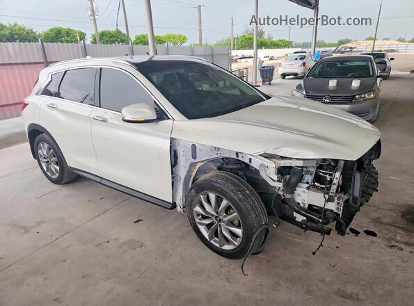 3PCAJ5BA2MF122614 2021 INFINITI QX50 White Delantero derecho