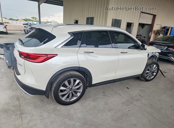 3PCAJ5BA2MF122614 2021 INFINITI QX50 White Trasero derecho