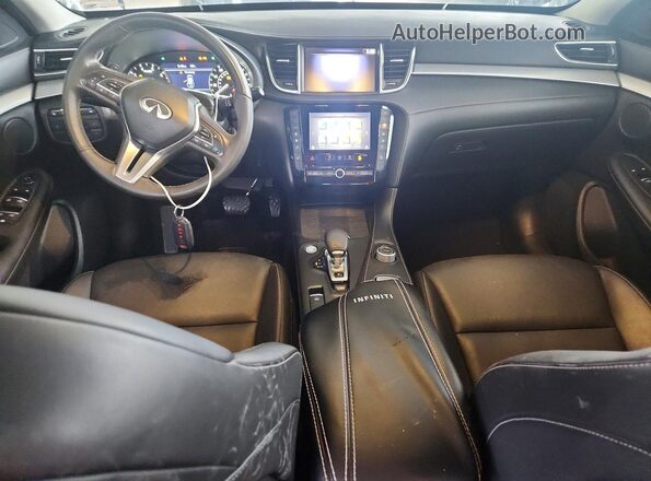 3PCAJ5BA2MF122614 2021 INFINITI QX50 White Vista del salpicadero