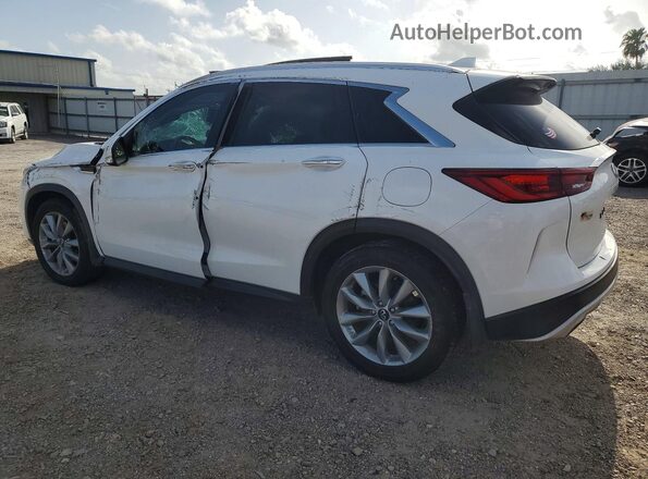 3PCAJ5BA2NF118192 2022 INFINITI QX50 Белый Задняя левая четверть