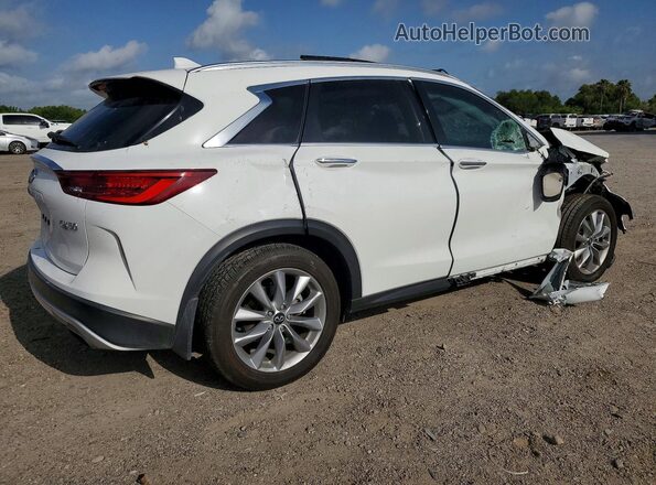 3PCAJ5BA2NF118192 2022 INFINITI QX50 Белый Задняя правая четверть