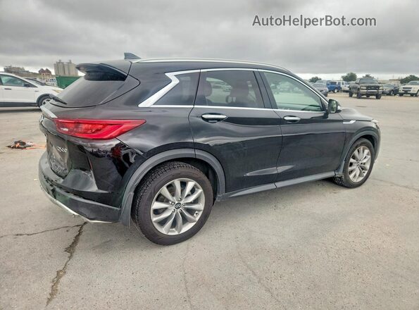 3PCAJ5BA3NF107959 2022 INFINITI QX50 Black უკანა მარჯვენა