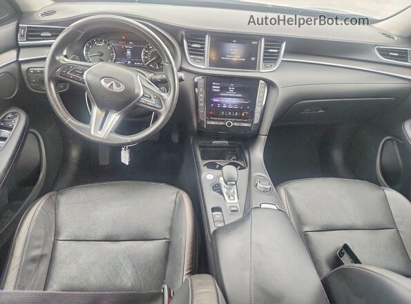 3PCAJ5BA3NF107959 2022 INFINITI QX50 Black წინა პანელის ხედი