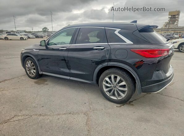 3PCAJ5BA3NF107959 2022 INFINITI QX50 Black უკანა მარცხენა