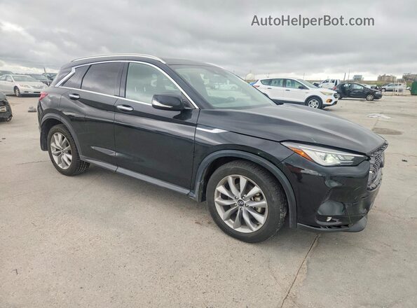 3PCAJ5BA3NF107959 2022 INFINITI QX50 Black წინა მარჯვენა