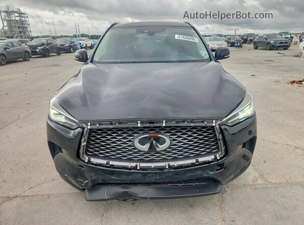 3PCAJ5BA3NF107959 2022 INFINITI QX50 Black წინა ხედი