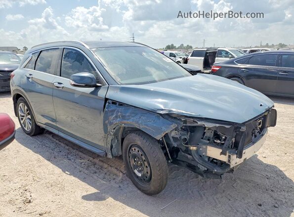 3PCAJ5BA3PF115322 2023 INFINITI QX50 Синий Передняя правая четверть