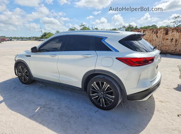3PCAJ5BA4MF105393 2021 INFINITI QX50 White Задня ліва чверть