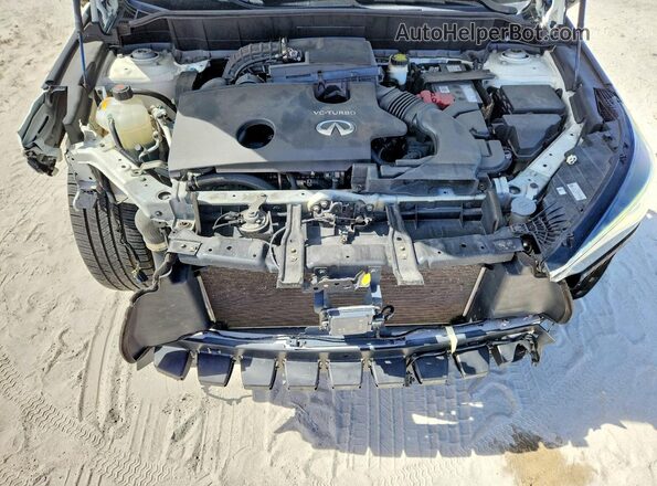 3PCAJ5BA4MF105393 2021 INFINITI QX50 White Вид підкапотного простору