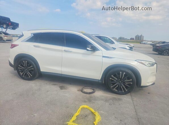 3PCAJ5BA4MF106396 2021 INFINITI QX50 White წინა მარჯვენა