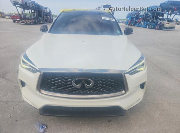 3PCAJ5BA4MF106396 2021 INFINITI QX50 White წინა ხედი