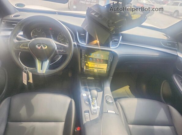 3PCAJ5BA4MF106396 2021 INFINITI QX50 White წინა პანელის ხედი
