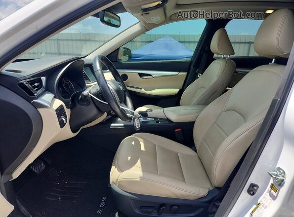 3PCAJ5BA4MF109623 2021 INFINITI QX50 White Front interior view