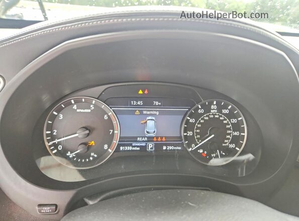 3PCAJ5BA4MF115650 2021 INFINITI QX50 White Widok zestawu wskaźników