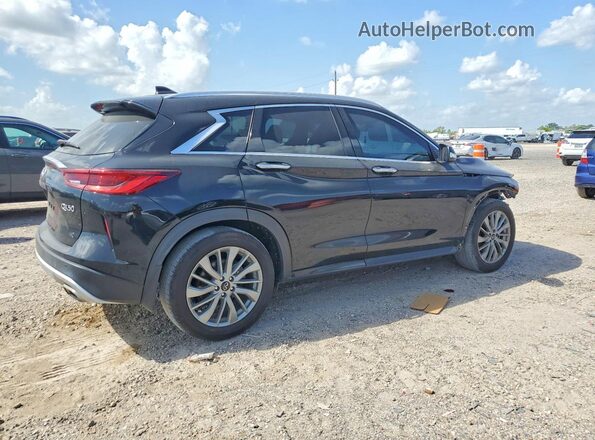 3PCAJ5BA4PF105379 2023 INFINITI QX50 Black უკანა მარჯვენა