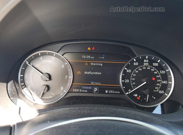 3PCAJ5BA4PF105379 2023 INFINITI QX50 Black ხელსაწყოთა პანელის ხედი