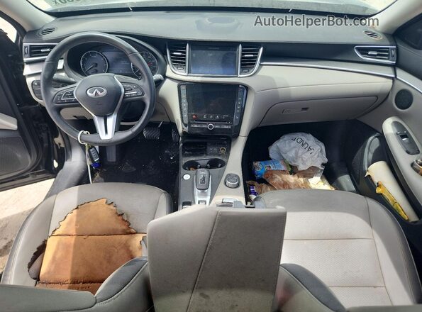 3PCAJ5BA4PF124367 2023 INFINITI QX50 Black Dashboard view