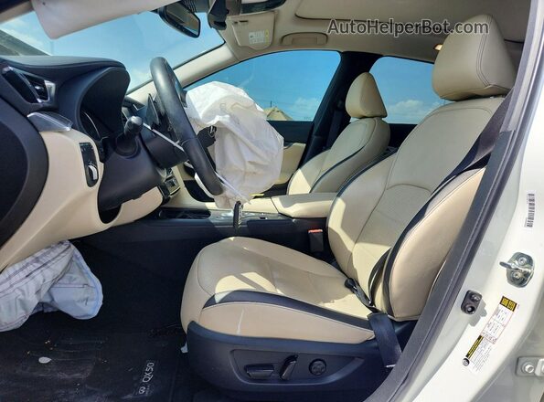 3PCAJ5BA7NF109245 2022 INFINITI QX50 White Widok wnętrza z przodu