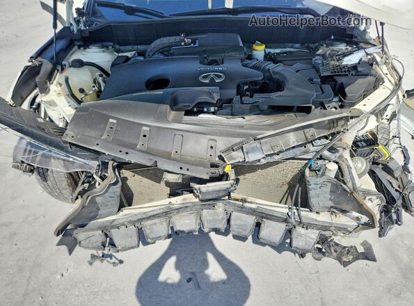 3PCAJ5BA7NF109245 2022 INFINITI QX50 White Widok komory silnika