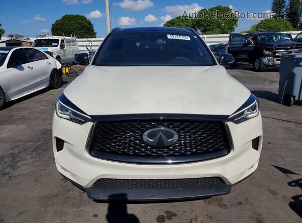 3PCAJ5BA8NF114034 2022 INFINITI QX50 White წინა ხედი