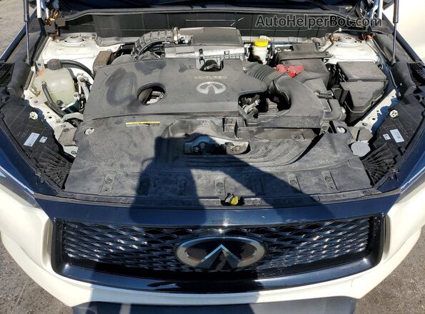 3PCAJ5BA8NF114034 2022 INFINITI QX50 White ძრავის განყოფილების ხედი