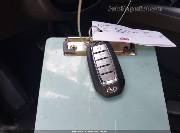 3PCAJ5BA9MF126157 2021 INFINITI QX50 White Dashboard view