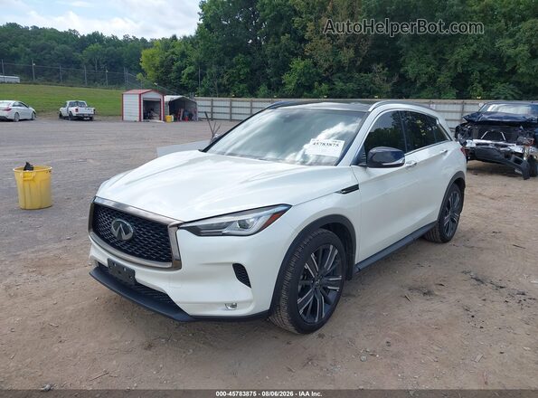 3PCAJ5BA9MF126157 2021 INFINITI QX50 White Front left