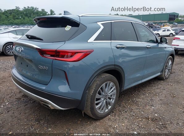 3PCAJ5BAXPF112868 2023 INFINITI QX50 Light Blue Задняя правая четверть