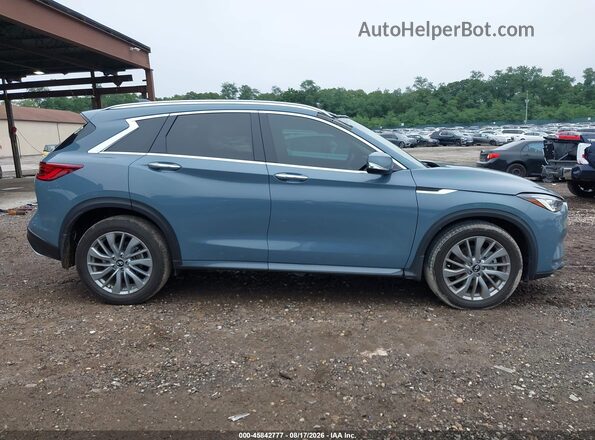 3PCAJ5BAXPF112868 2023 INFINITI QX50 Light Blue Вид задней части салона