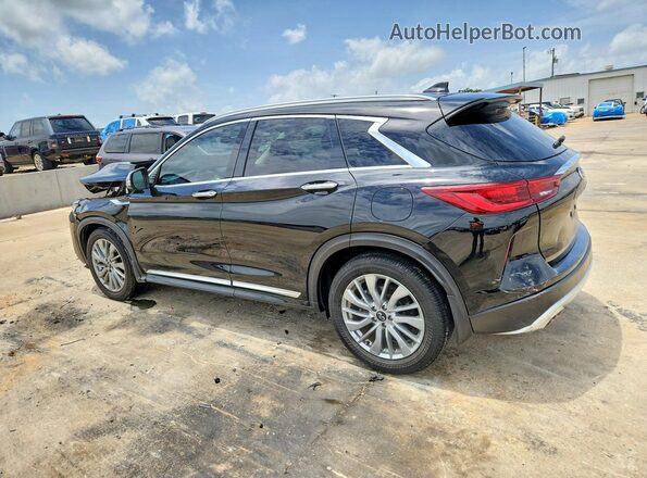 3PCAJ5BAXPF124423 2023 INFINITI QX50 Black უკანა მარცხენა