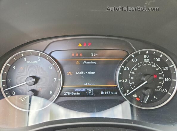 3PCAJ5BAXPF124423 2023 INFINITI QX50 Black ხელსაწყოთა პანელის ხედი
