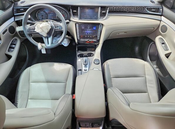 3PCAJ5BAXPF124423 2023 INFINITI QX50 Black წინა პანელის ხედი