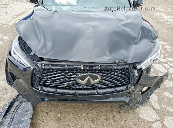 3PCAJ5BB0MF116562 2021 INFINITI QX50 Black Vista del compartimento del motor