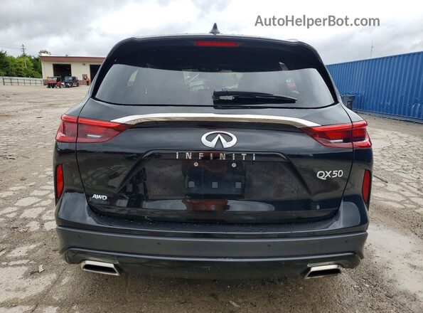 3PCAJ5BB0MF116562 2021 INFINITI QX50 Black Vista trasera