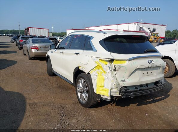3PCAJ5BB1MF110723 2021 INFINITI QX50 White უკანა მარცხენა