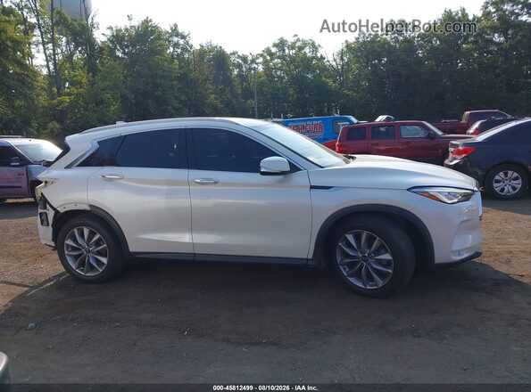 3PCAJ5BB1MF110723 2021 INFINITI QX50 White უკანა სალონის ხედი