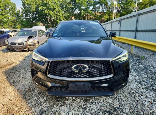 3PCAJ5BB2MF124209 2021 INFINITI QX50 Black Вид спереду