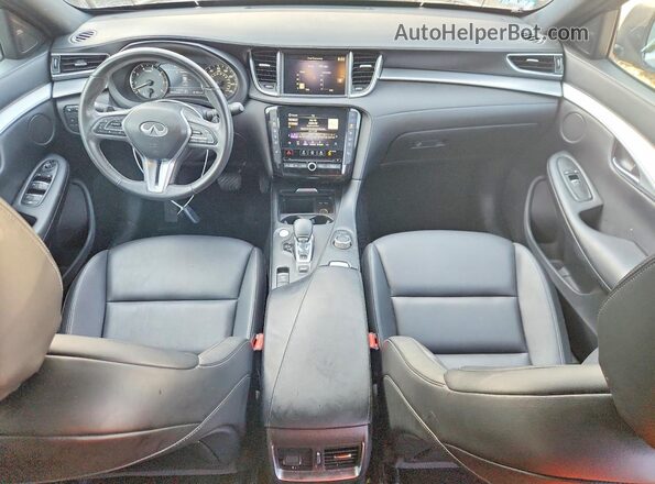 3PCAJ5BB2MF124209 2021 INFINITI QX50 Black Вид панелі приладів