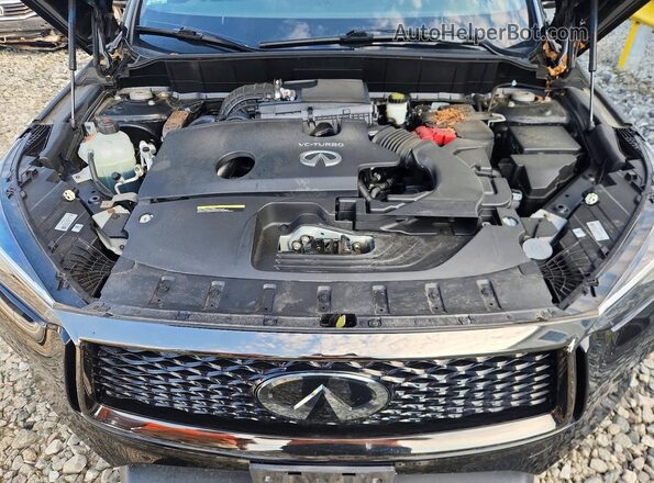 3PCAJ5BB2MF124209 2021 INFINITI QX50 Black Вид підкапотного простору